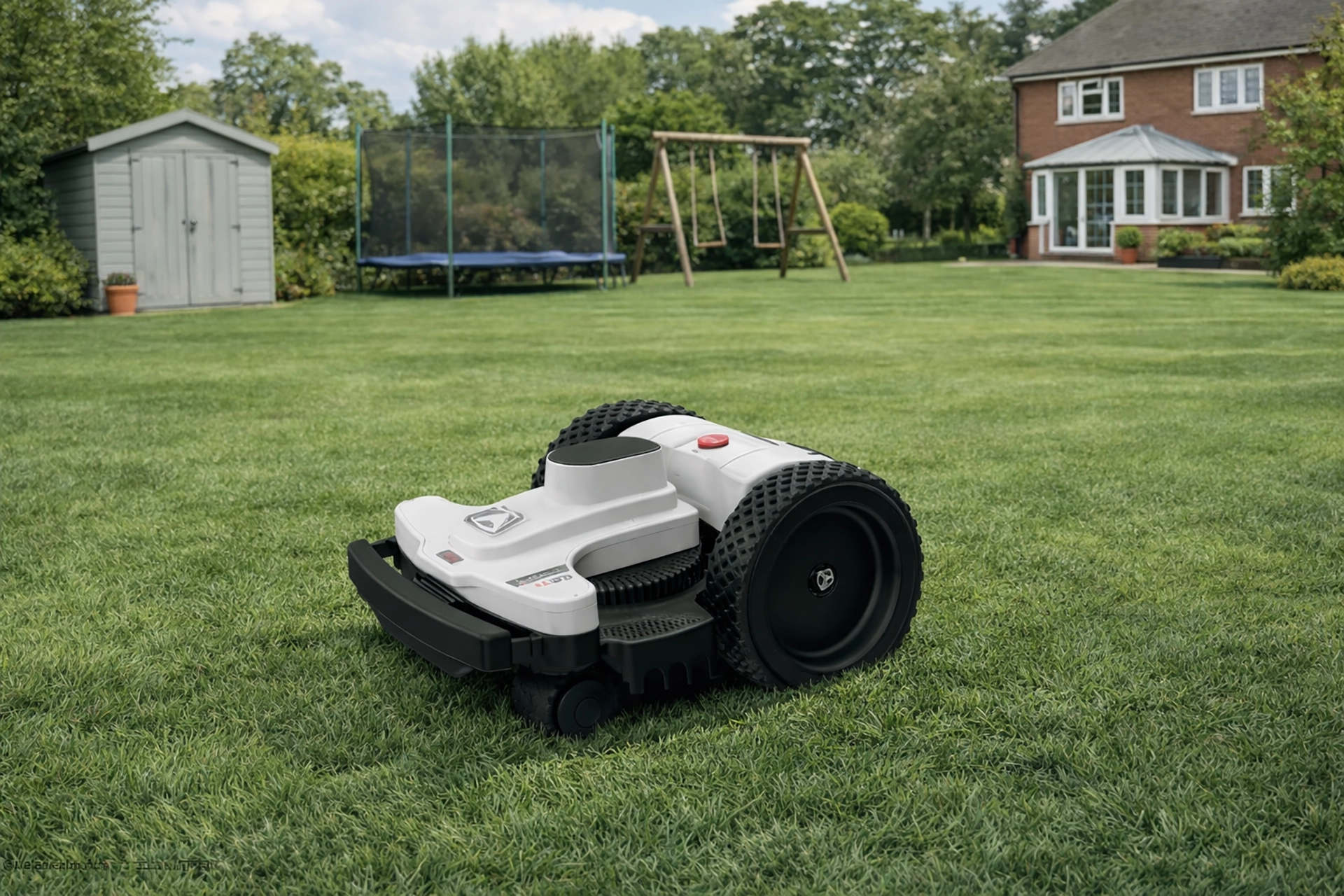 Ambrogio 4.0 Basic 4WD Rasenroboter Installation in Wien durch Rasen Rebell